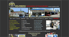 Desktop Screenshot of holmbergautomotive.com